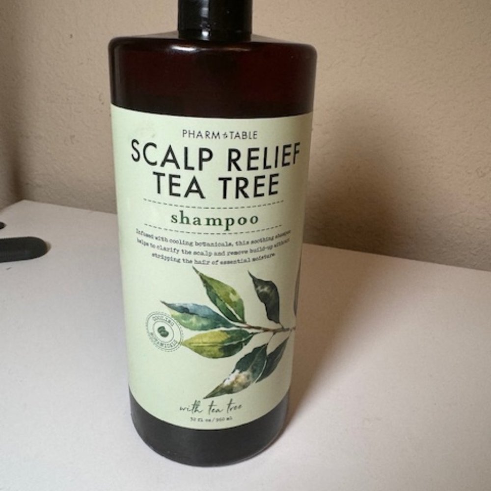 Pharm To Table Scalp Relief Tea Tree SHAMPOO 32 Fl Oz NEW Big Size